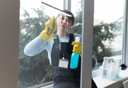 Nettoyage de vitres intérieures et extérieures à Padoux